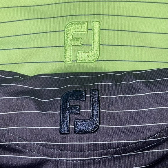 FootJoy Performance Golf Polo Shirts Mens Large Athletic Quick Dry LOT OF TWO - Picture 6 of 10
